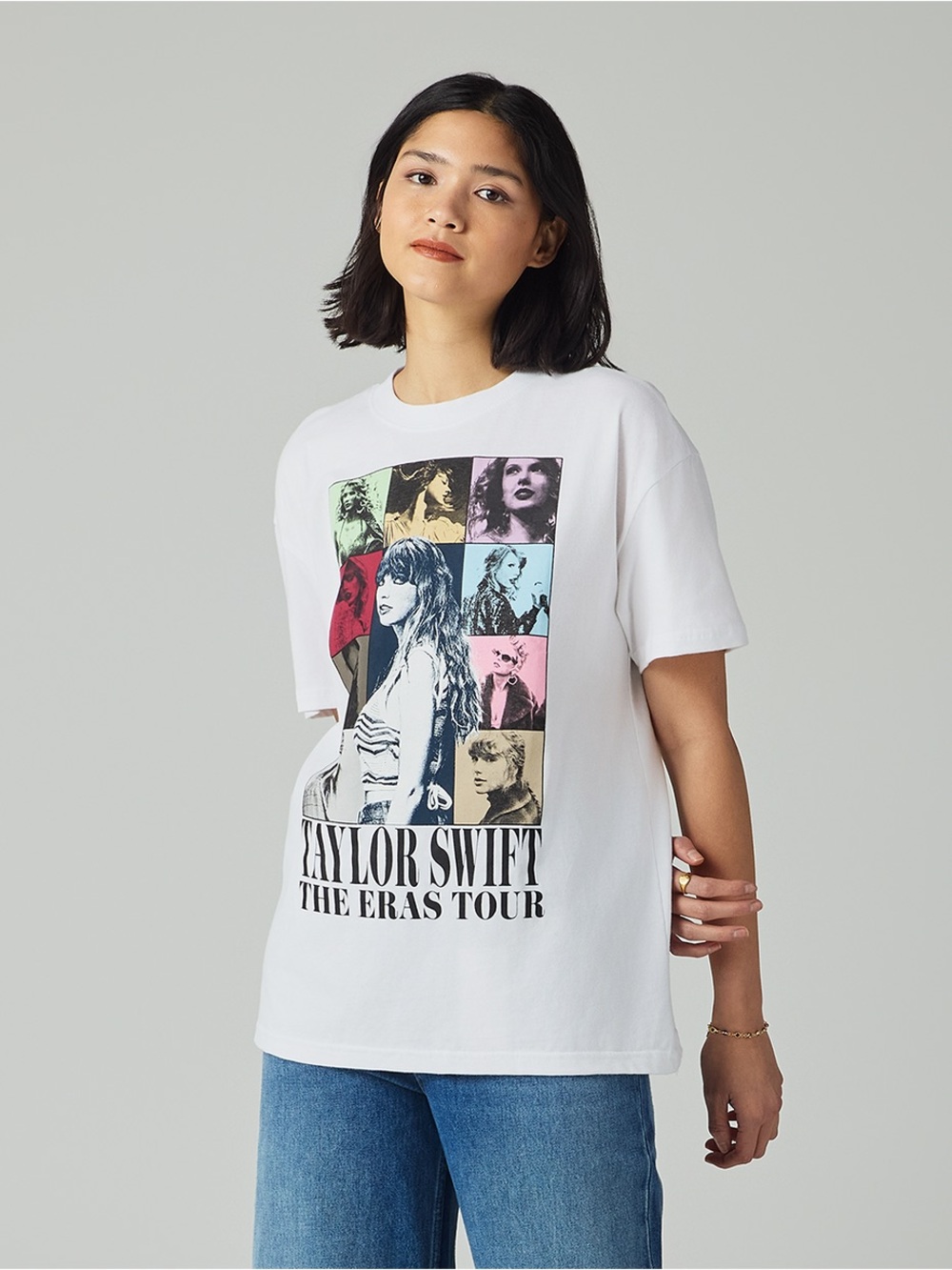 Taylor Swift The Eras Tour Through LA T-Shirt in White - M